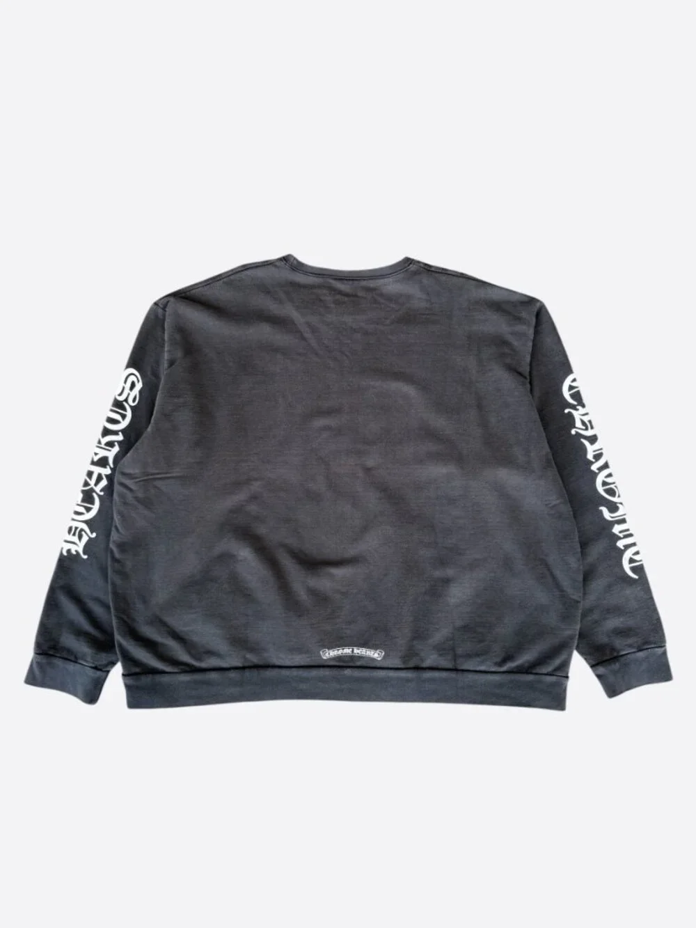 Chrome Hearts Black & White Neck Logo Sweater